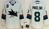 San Jose Sharks #8 Joe Pavelski 2014 White Jerseys,baseball caps,new era cap wholesale,wholesale hats