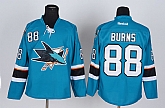San Jose Sharks #88 Brent Burns 2014 Blue Jerseys,baseball caps,new era cap wholesale,wholesale hats
