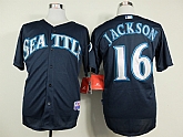 Seattle Mariners #16 Jackson 2014 Navy Blue Jerseys,baseball caps,new era cap wholesale,wholesale hats