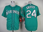 Seattle Mariners #24 Griffey Green Jerseys,baseball caps,new era cap wholesale,wholesale hats