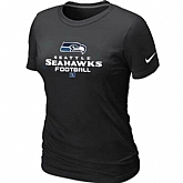 Seattle Seahawks Black Women's Critical Victory T-Shirt,baseball caps,new era cap wholesale,wholesale hats