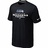 Seattle Seahawks Critical Victory Black T-Shirt,baseball caps,new era cap wholesale,wholesale hats