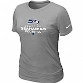 Seattle Seahawks L.Grey Women's Critical Victory T-Shirt,baseball caps,new era cap wholesale,wholesale hats