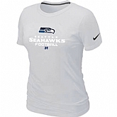 Seattle Seahawks White Women's Critical Victory T-Shirt,baseball caps,new era cap wholesale,wholesale hats
