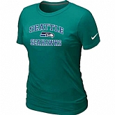Seattle Seahawks Women's Heart & Soul L.Green T-Shirt,baseball caps,new era cap wholesale,wholesale hats