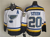 St. Louis Blues #20 Steen 2014 White Jerseys,baseball caps,new era cap wholesale,wholesale hats