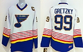 St. Louis Blues #99 Wayne Gretzky White Throwback CCM Jerseys,baseball caps,new era cap wholesale,wholesale hats