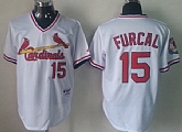 St. Louis Cardinals #15 Tim McCarver White Pullover Jerseys,baseball caps,new era cap wholesale,wholesale hats