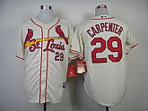 St. Louis Cardinals #29 Chris Carpenter Cream Jerseys,baseball caps,new era cap wholesale,wholesale hats