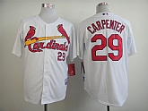 St. Louis Cardinals #29 Chris Carpenter White Jerseys,baseball caps,new era cap wholesale,wholesale hats