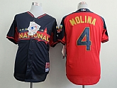 St. Louis Cardinals #4 Yadier Molina 2014 All Star Navy Blue Jerseys,baseball caps,new era cap wholesale,wholesale hats