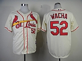 St. Louis Cardinals #52 Wacha Cream Jerseys,baseball caps,new era cap wholesale,wholesale hats