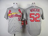 St. Louis Cardinals #52 Wacha Gray Jerseys,baseball caps,new era cap wholesale,wholesale hats