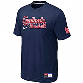 St. Louis Cardinals D.Blue Nike Short Sleeve Practice T-Shirt,baseball caps,new era cap wholesale,wholesale hats
