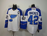 St.Louis Blues #42 Backes C Patch White Jerseys,baseball caps,new era cap wholesale,wholesale hats