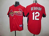 St.Louis Cardinals #12 Lance Berkman Red Jerseys,baseball caps,new era cap wholesale,wholesale hats