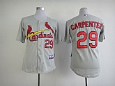 St.Louis Cardinals #29 Chris Carpenter Gray Jersey,baseball caps,new era cap wholesale,wholesale hats