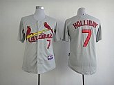 St.Louis Cardinals #7 Matt Holliday Gray Jerseys,baseball caps,new era cap wholesale,wholesale hats