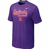 St.Louis Cardinals 2014 Home Practice T-Shirt - Purple,baseball caps,new era cap wholesale,wholesale hats