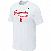 St.Louis Cardinals 2014 Home Practice T-Shirt - White,baseball caps,new era cap wholesale,wholesale hats