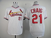 St.Louis Cardinals 21# Authentic Allen Craig 1982 Turn Back The Clock White Jerseys,baseball caps,new era cap wholesale,wholesale hats