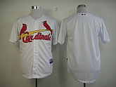 St.Louis Cardinals Blank White Jerseys,baseball caps,new era cap wholesale,wholesale hats