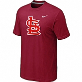 St.Louis Cardinals Heathered Red Nike Blended T-Shirt,baseball caps,new era cap wholesale,wholesale hats