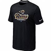 St.Louis Rams Critical Victory Black T-Shirt,baseball caps,new era cap wholesale,wholesale hats