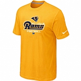 St.Louis Rams Critical Victory Yellow T-Shirt,baseball caps,new era cap wholesale,wholesale hats
