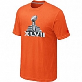Super Bowl XLVII Logo Orange T-Shirt,baseball caps,new era cap wholesale,wholesale hats