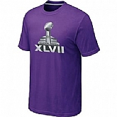 Super Bowl XLVII Logo Purple T-Shirt,baseball caps,new era cap wholesale,wholesale hats