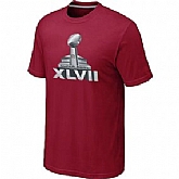 Super Bowl XLVII Logo Red T-Shirt,baseball caps,new era cap wholesale,wholesale hats