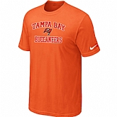 Tampa Bay Buccaneers Heart & Soul Orangel T-Shirt,baseball caps,new era cap wholesale,wholesale hats