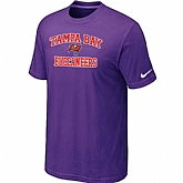 Tampa Bay Buccaneers Heart & Soul Purplel T-Shirt,baseball caps,new era cap wholesale,wholesale hats