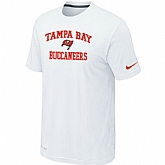 Tampa Bay Buccaneers Heart & Soul Whitel T-Shirt,baseball caps,new era cap wholesale,wholesale hats