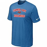 Tampa Bay Buccaneers Heart & Soul light Bluel T-Shirt,baseball caps,new era cap wholesale,wholesale hats