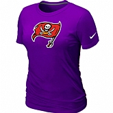 Tampa Bay Buccaneers Purple Women's Logo T-Shirt,baseball caps,new era cap wholesale,wholesale hats