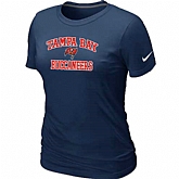 Tampa Bay Buccaneers Women's Heart & Soul D.Blue T-Shirt,baseball caps,new era cap wholesale,wholesale hats