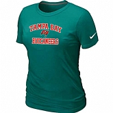 Tampa Bay Buccaneers Women's Heart & Soul L.Green T-Shirt,baseball caps,new era cap wholesale,wholesale hats