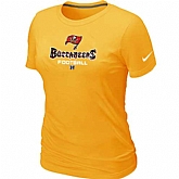 Tampa Bay Buccaneers Yellow Women's Critical Victory T-Shirt,baseball caps,new era cap wholesale,wholesale hats