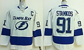 Tampa Bay Lightning #91 Steven Stamkos 2014 White Jerseys,baseball caps,new era cap wholesale,wholesale hats