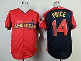 Tampa Bay Rays #14 David Price 2014 All Star Red Jerseys,baseball caps,new era cap wholesale,wholesale hats