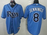 Tampa Bay Rays #8 Desmond Jennings Light Blue Jerseys,baseball caps,new era cap wholesale,wholesale hats
