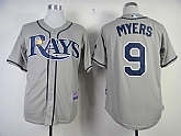 Tampa Bay Rays #9 Wil Myers Gray Jerseys,baseball caps,new era cap wholesale,wholesale hats