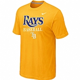 Tampa Bay Rays 2014 Home Practice T-Shirt - Yellow,baseball caps,new era cap wholesale,wholesale hats