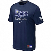 Tampa Bay Rays D.Blue Nike Short Sleeve Practice T-Shirt,baseball caps,new era cap wholesale,wholesale hats