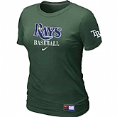 Tampa Bay Rays Nike Women's D.Green Short Sleeve Practice T-Shirt,baseball caps,new era cap wholesale,wholesale hats