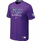 Tampa Bay Rays Purple Nike Short Sleeve Practice T-Shirt,baseball caps,new era cap wholesale,wholesale hats