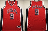 Team USA Basketball #9 Jordan Red Swingman Jerseys,baseball caps,new era cap wholesale,wholesale hats