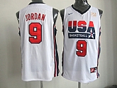 Team USA Basketball #9 Jordan White Throwback Jerseys,baseball caps,new era cap wholesale,wholesale hats
